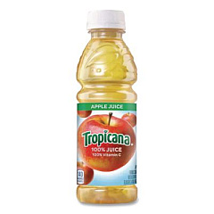 Tropicana 100% Juice, Apple, 10oz Bottle, 24/Carton (57178)