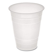 Pactiv Evergreen Translucent Drink Cups, Horizontal Sidewall Ribbing, 16 oz, Plastic, 80/Pack, 12 Packs/Carton (YE160)