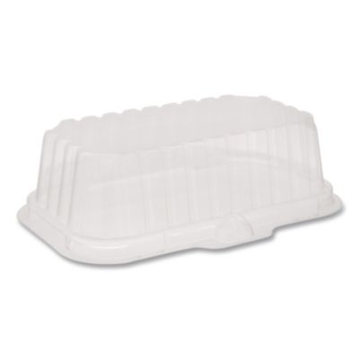 Pactiv Evergreen OPS Dome-Style Lid, 17S Deep Dome, 8.3 x 4.8 x 2.1, Clear, Plastic, 250/Carton (0CI8D17S0000)