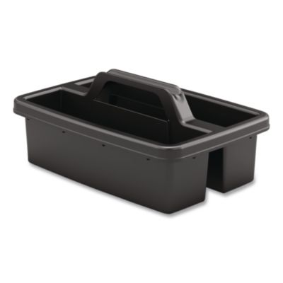 Suncast Commercial Housekeeping Cart Carry Caddy Accessory, Polypropylene, Black (HKCCADDYD)