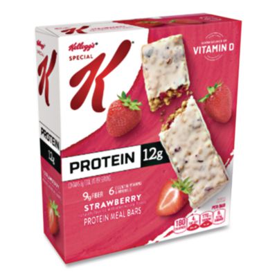 Kellogg's Special K Protein Meal Bar, Strawberry, 1.59 oz, 8/Box (29186)