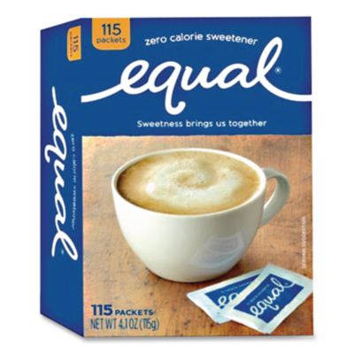 Equal Zero Calorie Sweetener, 1 g Packet, 115/Box (20015445)