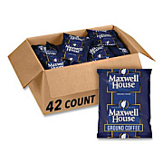 Maxwell House Coffee, Regular Ground, 1.5 oz Pack, 42/Carton (866150)