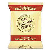New England Coffee Coffee Portion Packs, Breakfast Blend, 2.5 oz Pack, 24/Box (026260)