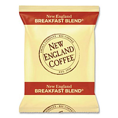 New England Coffee Coffee Portion Packs, Breakfast Blend, 2.5 oz Pack, 24/Box (026260)