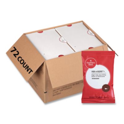 Seattle's Best Premeasured Coffee Packs, Pier 70 Blend, 2.1 oz Packet, 72/Box (11008556CT)