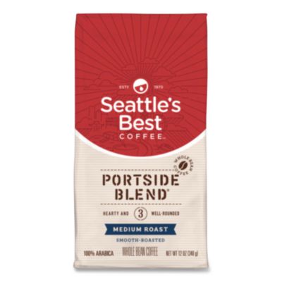 Seattle's Best Level 3 Whole Bean Coffee, 12 oz Pack, 6/Carton (11008570EA)