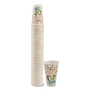 Dixie PerfecTouch Paper Hot Cups, 16 oz, Coffee Haze Design, 50/Pack (5356CD)