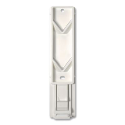 Diversified Hospitality Solutions Single EcoLux Air Dispenser Bracket, For Ecolux Air Pump Dispenser Bottles, 1.19 x 0.44 x 5.69, White, 24/Carton (458883)