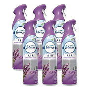 Febreze AIR, Mediterranean Lavender, 8.8 oz Aerosol Spray, 6/Carton (96264)