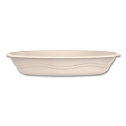 Dart Compostable Fiber Containers, Pro Planet Seal, Bowl, 28 oz, Natural, 300/Carton (28FBRBB)
