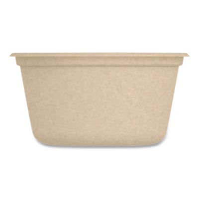 Dart Compostable Fiber Portion Containers, ProPlanet Seal, 2 oz, Natural, 2,500/Carton (PC2FBR)