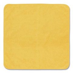 Rubbermaid Commercial Light Commercial Microfiber Cleaning Cloths, 12 x 12, Yellow, 24/Pack (1820580)