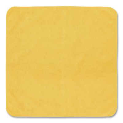 Rubbermaid Commercial Light Commercial Microfiber Cleaning Cloths, 12 x 12, Yellow, 24/Pack (1820580)
