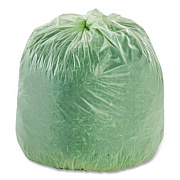 Stout by Envision EcoSafe-6400 Bags, 30 gal, 1.1 mil, 30" x 39", Green, 48/Box (E3039E11)