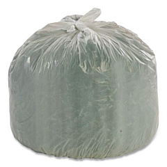 Stout by Envision Controlled Life-Cycle Plastic Trash Bags, 13 gal, 0.7 mil, 24" x 30", White, 120/Box (G2430W70)