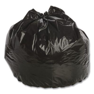 Stout by Envision Total Recycled Content Plastic Trash Bags, 33 gal, 1.3 mil, 33" x 40", Black/Brown, 100/Carton (T3340B13)
