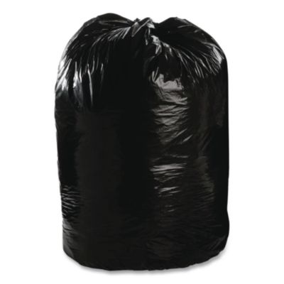 Stout by Envision Total Recycled Content Plastic Trash Bags, 60 gal, 1.5 mil, 36" x 58", Black/Brown, 100/Carton (T3658B15)