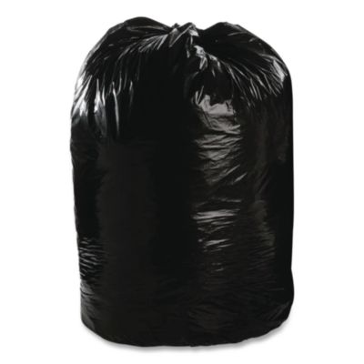 Stout by Envision Total Recycled Content Plastic Trash Bags, 60 gal, 1.5 mil, 38" x 60", Black/Brown, 100/Carton (T3860B15)