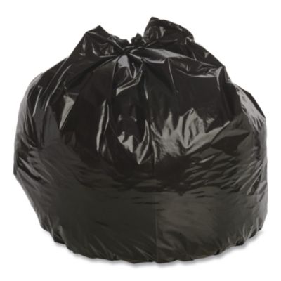 Stout by Envision Total Recycled Content Plastic Trash Bags, 45 gal, 1.5 mil, 40" x 48", Black/Brown, 100/Carton (T4048B15)