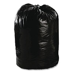 Stout by Envision Total Recycled Content Plastic Trash Bags, 56 gal, 1.5 mil, 43" x 49", Black/Brown, 100/Carton (T4349B15)