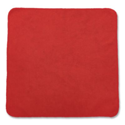 Rubbermaid Commercial Microfiber Cleaning Cloths, 12 x 12, Red, 24/Pack (1820577)