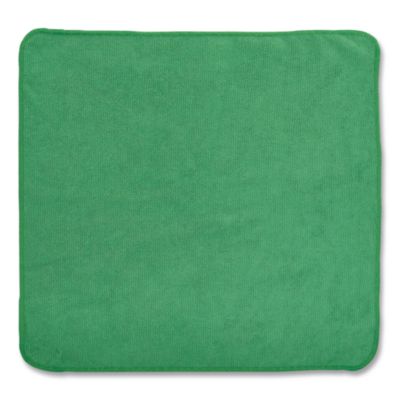 Rubbermaid Commercial Microfiber Cleaning Cloths, 12 x 12, Green, 24/Pack (1820578)