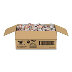 Coffee mate Bulk Liquid Coffee Creamer, Vanilla Caramel, 0.38 oz Mini Cups, 180/Carton (63338)