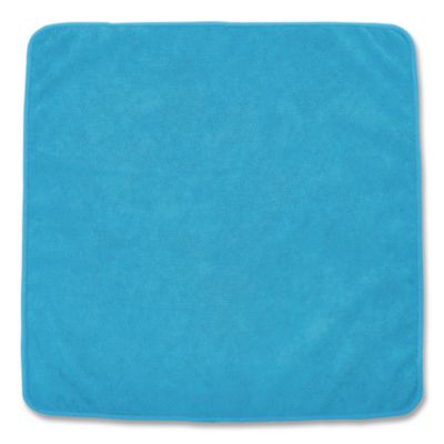 Rubbermaid Commercial Microfiber Cleaning Cloths, 12 x 12, Blue, 24/Pack (1820579)