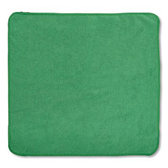 Rubbermaid Commercial Microfiber Cleaning Cloths, 16 x 16, Green, 24/Pack (1820582)