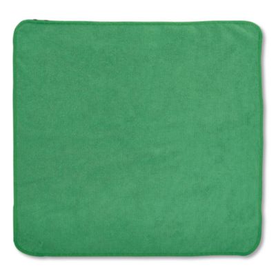 Rubbermaid Commercial Microfiber Cleaning Cloths, 16 x 16, Green, 24/Pack (1820582)
