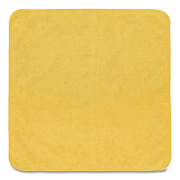 Rubbermaid Commercial Microfiber Cleaning Cloths, 16 x 16, Yellow, 24/Pack (1820584)