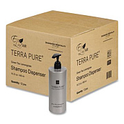 Diversified Hospitality Solutions Terra Pure Shampoo Air Pump, Green Tea Lemongrass Scent, 16.23 oz Bottle, 12/Carton (458944)