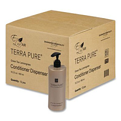 Diversified Hospitality Solutions Terra Pure Conditioner Air Pump, Green Tea Lemongrass Scent, 16.23 oz Bottle, 12/Carton (458951)