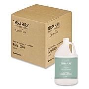 Diversified Hospitality Solutions Terra Pure Lotion Gallon, 1 gal Bottle, Green Tea and Lemongrass Scent, 4/Carton (002270)
