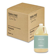 Diversified Hospitality Solutions Terra Pure Shampoo Gallon, Green Tea Lemongrass Scent, 1 gal Bottle, 4/Carton (002287)