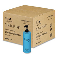 Diversified Hospitality Solutions H2O Therapy Shampoo Air Pump, White Tea and Lemongrass Scent, 16.23 oz Bottle, 12/Carton (259805)