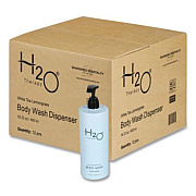Diversified Hospitality Solutions H2O Therapy Body Wash Air Pump, White Tea and Lemongrass Scent, 16.23 oz Bottle, 12/Carton (259829)