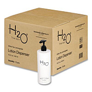 Diversified Hospitality Solutions H2O Therapy Body Lotion Air Pump, 16.23 oz Bottle, White Tea and Lemongrass Scent, 12/Carton (259836)