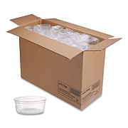 WNA Deli Containers, 8 oz, Clear, Plastic, 50/Pack, 10 Pack/Carton (APCTR08)