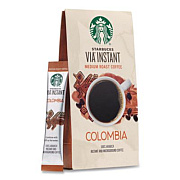 Starbucks VIA Ready Brew Coffee, Colombia, 1.4 oz Packet, 8/Pack (12407839)
