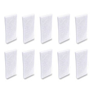 Boardwalk Fine Grade Utility Pad, 4.62 x 10, White, 10/Carton (401B)