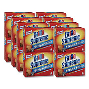 Brillo Strip and Shine Steel Wool Balls, 2.5 x 2, Gray, 6 Balls/Box, 24 Boxes/Carton (23306)