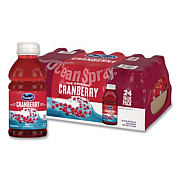 Ocean Spray Cranberry Juice Cocktail, Cranberry, 10 oz Bottle, 24/Carton (22002661)