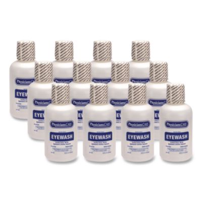 PhysiciansCare by First Aid Only Eye Wash, 16 oz Bottle, 12/Carton (24101001)
