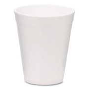 WinCup Foam Drink Cups, 10 oz, White, 1,000/Carton (221969)