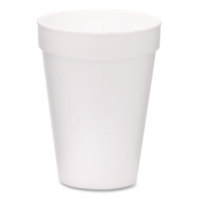 WinCup Foam Drink Cups, 14 oz, White, 1,000/Carton (221972)