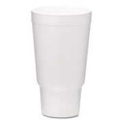 WinCup Foam Drink Cups, 32 oz, White, 400/Carton (221983)