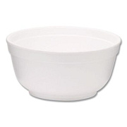 WinCup Foam Bowls, Squat Style, 8 oz, White, 1,000/Carton (221990)