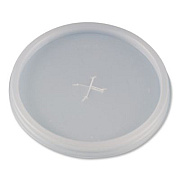 WinCup Plastic Lids for Foam Cups and Bowls, Slotted, Fits 8 oz to 10 oz Hot Cup, Translucent, 1,000/Carton (222077)